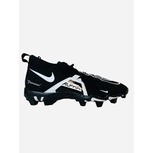 Nike Alpha Menace 3 Shark Football Cleat Black/White CV0582-001 Men's Size 12